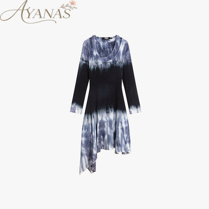 AYANAS Double-layered off-the-shoulder dress