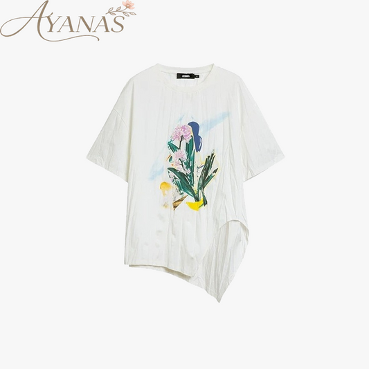AYANAS Long-Sleeve Printed T-Shirt