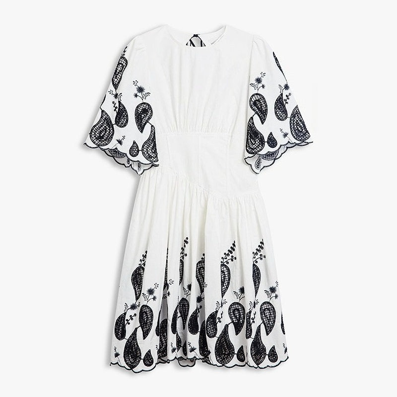AYANAS Contrasting-colour embroidered women’s dress