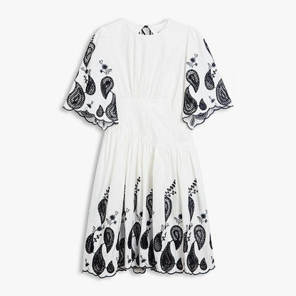 AYANAS Contrasting-colour embroidered women’s dress