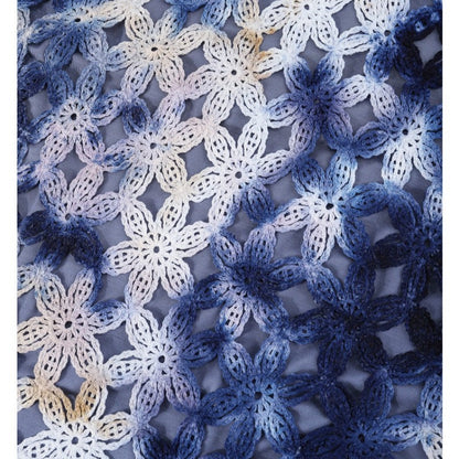 AYANAS Hand-Dyed Blue Gradient Midi Skirt