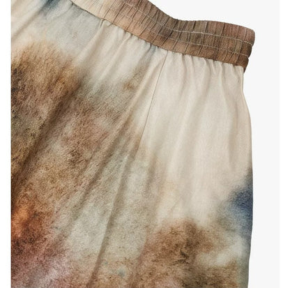 AYANAS Colorful Spiral Tie-Dye Skirt