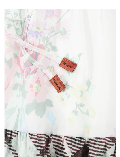 AYANAS Printed patchwork tiered skirt – women’s skirt