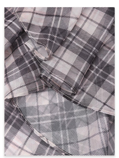 AYANAS Women’s checked print skirt
