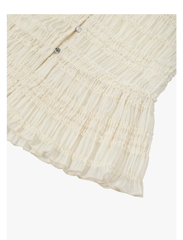 AYANAS White women's lace shirt