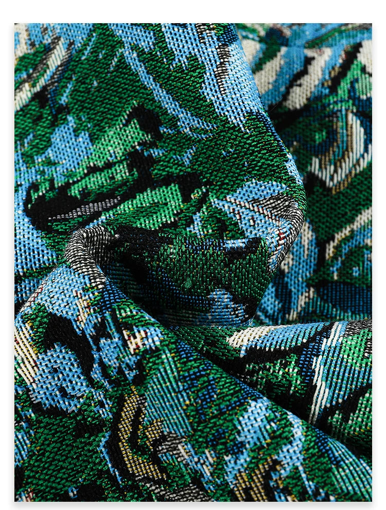 AYANAS  Floral-print A-line mini skirt