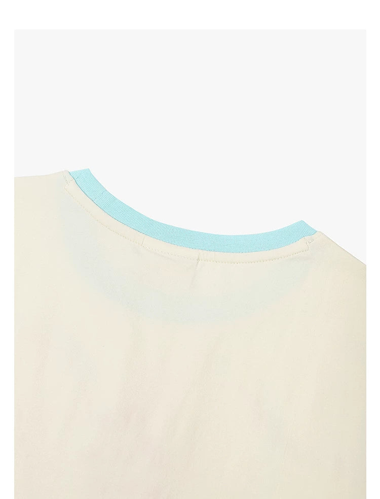 AYANAS  Printed Crew-Neck Short-Sleeve T-Shirt