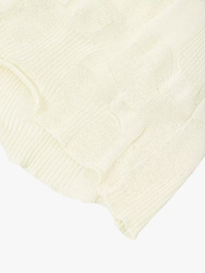 AYANAS Beige women's knit sweater shirt