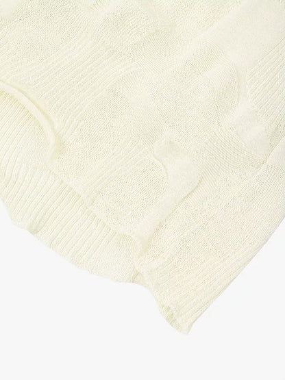 AYANAS Beige women's knit sweater shirt