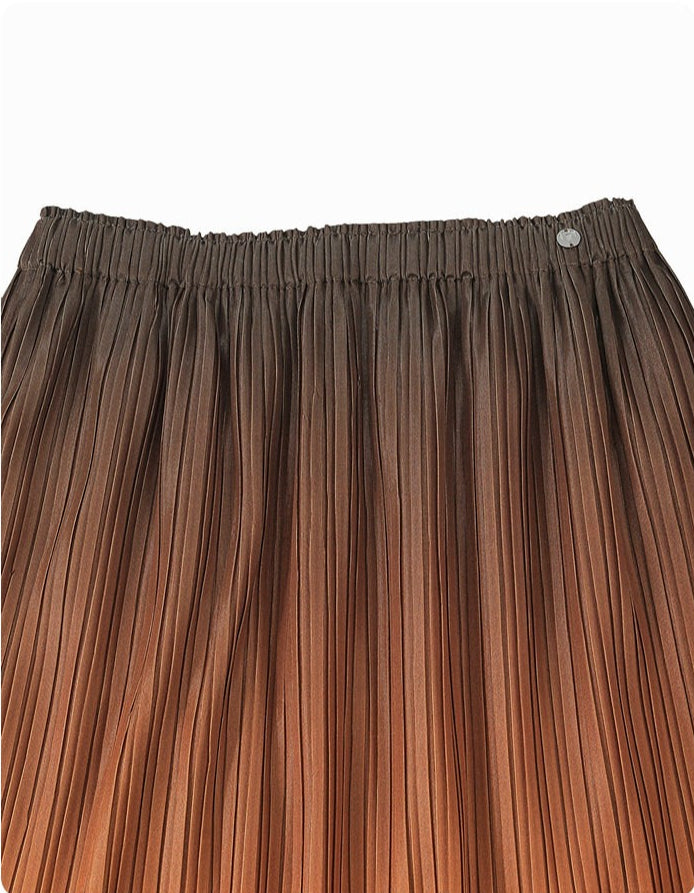 AYANAS Printed straight-cut midi skirt