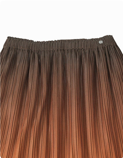 AYANAS Printed straight-cut midi skirt